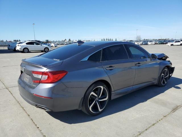 1HGCV1F33LA072672 - 2020 HONDA ACCORD SPORT GRAY photo 3