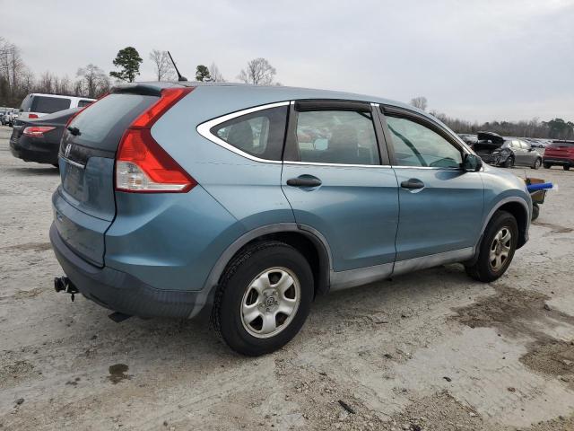 2HKRM3H32EH505320 - 2014 HONDA CR-V LX TEAL photo 3