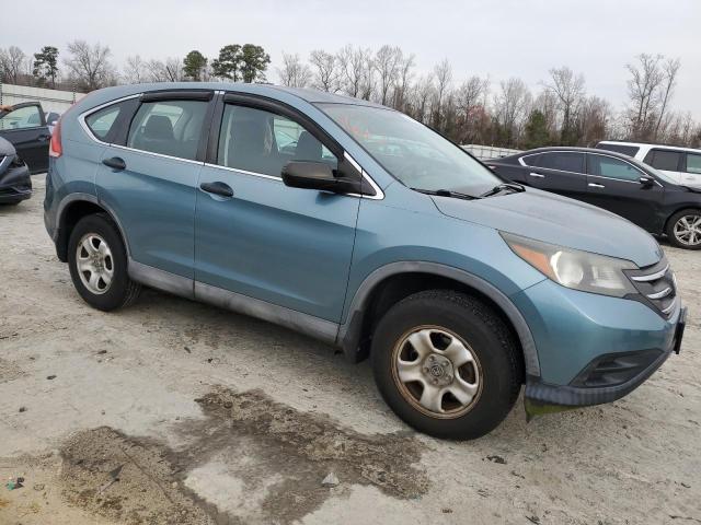 2HKRM3H32EH505320 - 2014 HONDA CR-V LX TEAL photo 4