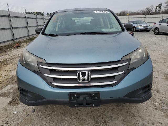 2HKRM3H32EH505320 - 2014 HONDA CR-V LX TEAL photo 5