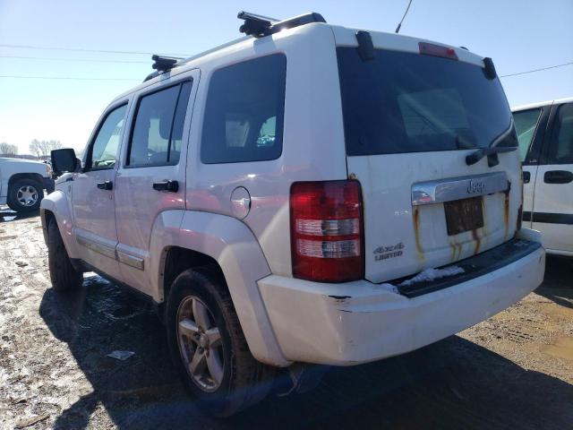 1J4PN5GK4AW136337 - 2010 JEEP LIBERTY LIMITED WHITE photo 2