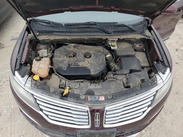 5LMCJ2C98GUJ01394 - 2016 LINCOLN MKC SELECT ბურგუნდია ფოტო 11