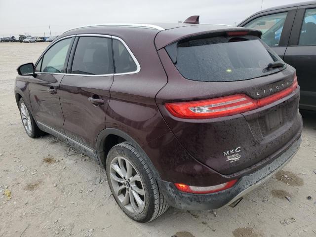 5LMCJ2C98GUJ01394 - 2016 LINCOLN MKC SELECT ბურგუნდია ფოტო 2