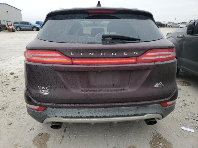 5LMCJ2C98GUJ01394 - 2016 LINCOLN MKC SELECT ბურგუნდია ფოტო 6