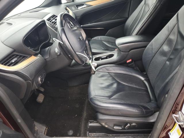 5LMCJ2C98GUJ01394 - 2016 LINCOLN MKC SELECT ბურგუნდია ფოტო 7