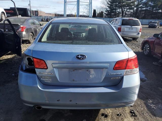 4S3BMBG67A3217354 - 2010 SUBARU LEGACY 2.5I PREMIUM BLUE photo 6