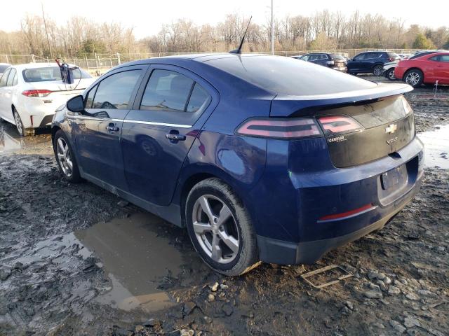 1G1RD6E41CU122270 - 2012 CHEVROLET VOLT BLUE photo 2