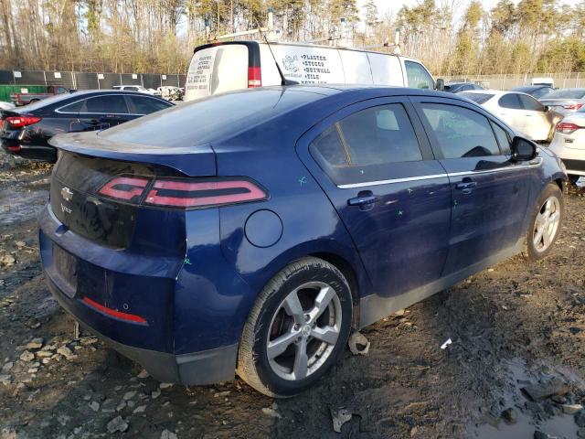 1G1RD6E41CU122270 - 2012 CHEVROLET VOLT BLUE photo 3