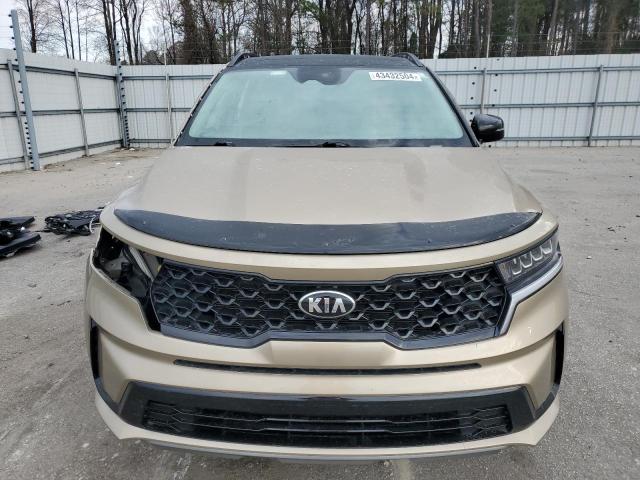 5XYRL4LC6MG007854 - 2021 KIA SORENTO S BEIGE photo 5