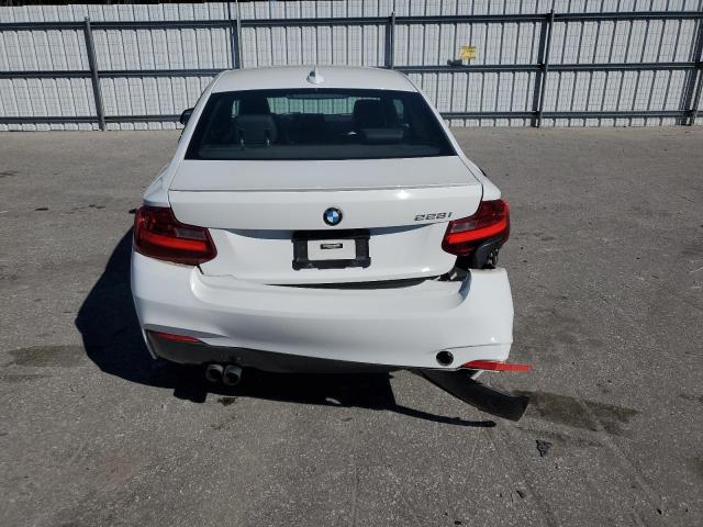 WBA1F5C56FV343489 - 2015 BMW 228 I WHITE photo 6