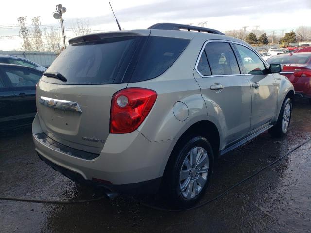 2CNFLDEY5A6301276 - 2010 CHEVROLET EQUINOX LT BEIGE photo 3