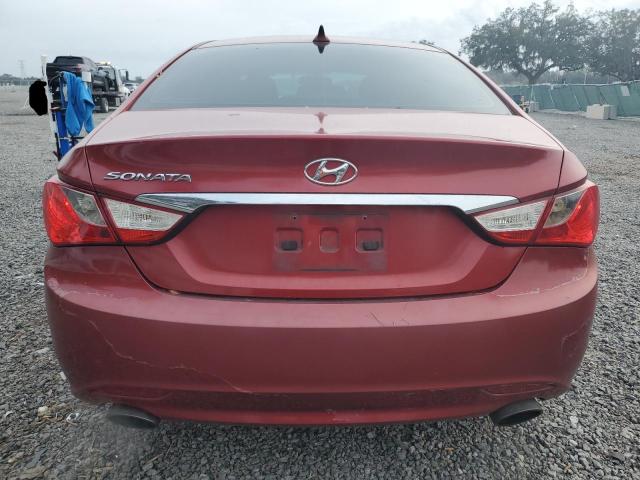 5NPEC4AC5BH162595 - 2011 HYUNDAI SONATA SE RED photo 6