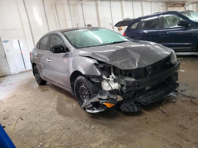 3N1AB7AP4KY412176 - 2019 NISSAN SENTRA S ნაცრისფერი ფოტო 4