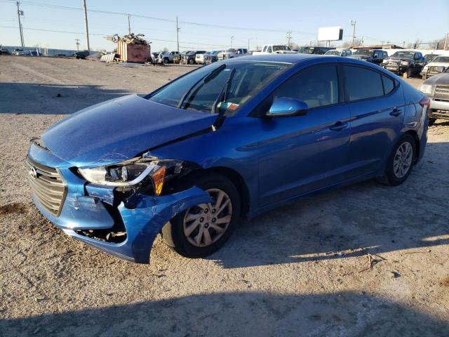 5NPD74LF1HH170046 - 2017 HYUNDAI ELANTRA SE BLUE photo 1