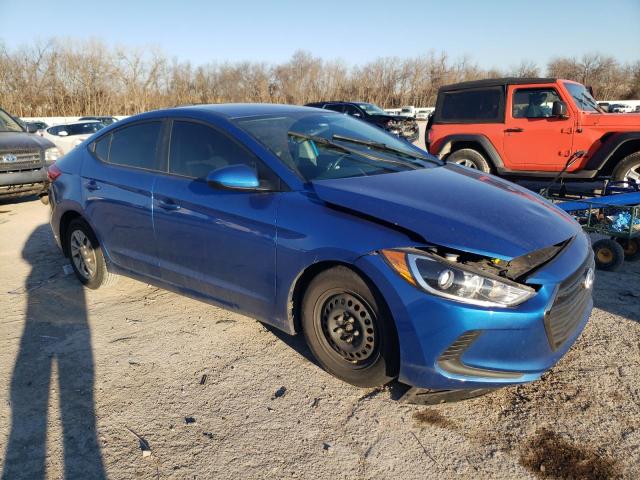 5NPD74LF1HH170046 - 2017 HYUNDAI ELANTRA SE BLUE photo 4