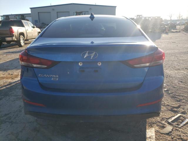 5NPD74LF1HH170046 - 2017 HYUNDAI ELANTRA SE BLUE photo 6