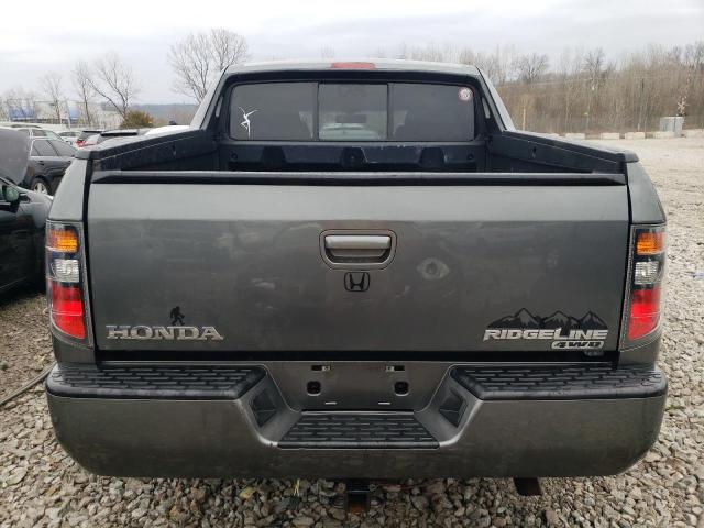 2HJYK16538H517611 - 2008 HONDA RIDGELINE RTL GRAY photo 6