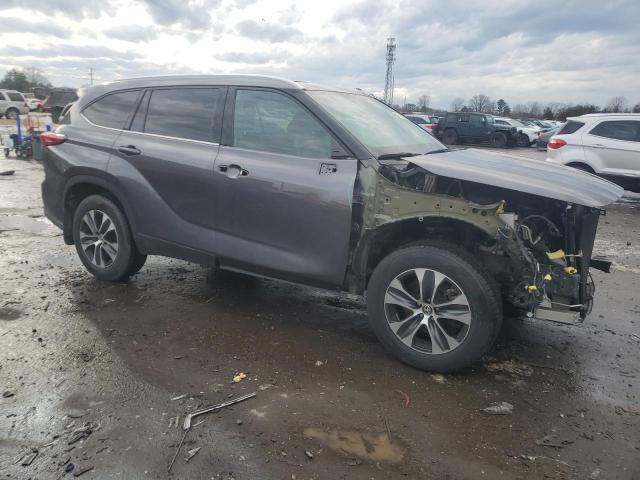 5TDHZRBHXLS029085 - 2020 TOYOTA HIGHLANDER XLE 灰色 照片 4