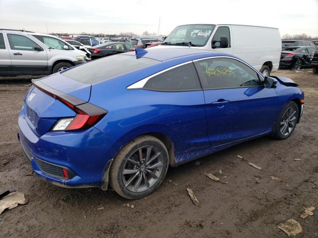 2HGFC3B38KH357517 - 2019 HONDA CIVIC EX BLUE photo 3