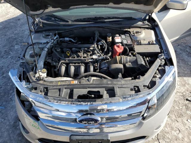 3FAHP0HA2AR210084 - 2010 FORD FUSION SE SILVER photo 11