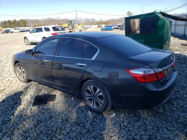 1HGCR2F34DA082512 - 2013 HONDA ACCORD LX GRAY photo 2