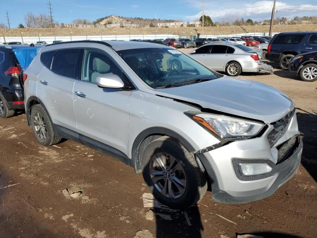 5XYZUDLB6DG114925 - 2013 HYUNDAI SANTA FE S SILVER photo 4