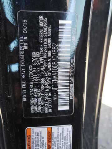 JF1ZNAA10G8707882 - 2016 TOYOTA SCION FR-S შავი ფოტო 12