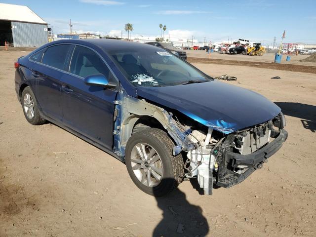 5NPE24AF4HH439534 - 2017 HYUNDAI SONATA SE BLUE photo 4