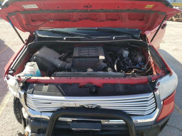 5TFUM5F16GX064466 - 2016 TOYOTA TUNDRA DOUBLE CAB SR/SR5 RED photo 11