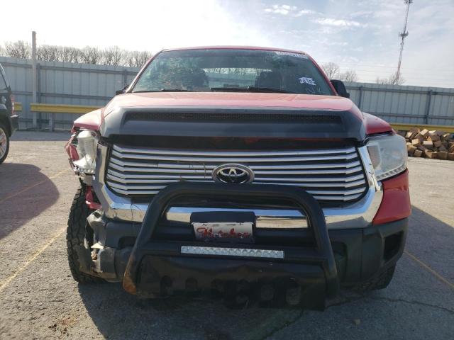5TFUM5F16GX064466 - 2016 TOYOTA TUNDRA DOUBLE CAB SR/SR5 RED photo 5