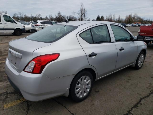 3N1CN7AP2GL856645 - 2016 NISSAN VERSA S SILVER photo 3