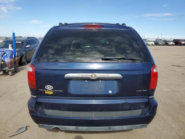 2C8GP64L25R365230 - 2005 CHRYSLER TOWN & COU LIMITED BLUE photo 6