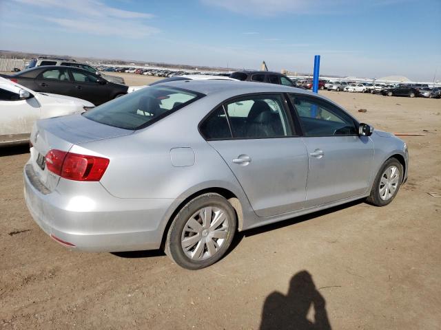 3VWDP7AJ9CM314337 - 2012 VOLKSWAGEN JETTA SE SILVER photo 3