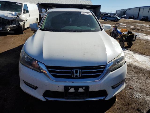 1HGCR2F8XDA207881 - 2013 HONDA ACCORD EXL WHITE photo 5