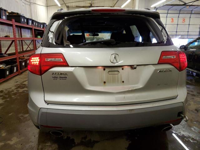 2HNYD28469H521382 - 2009 ACURA MDX TECHNOLOGY SILVER photo 6