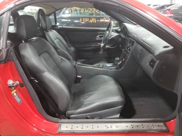 WDBKK49F03F279256 - 2003 MERCEDES-BENZ SLK 230 KOMPRESSOR RED photo 5