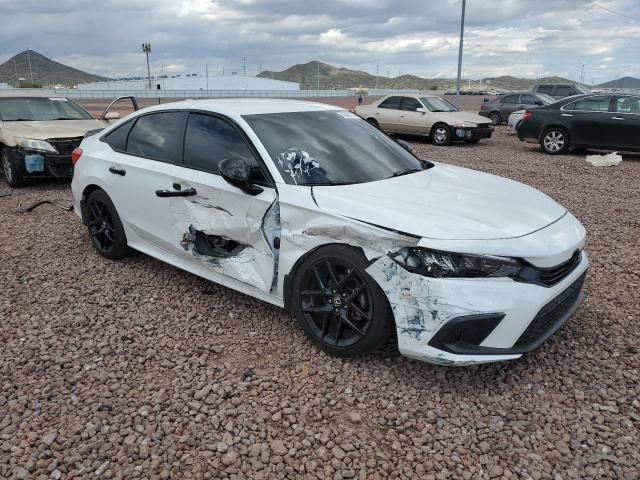 2HGFE2F54PH504729 - 2023 HONDA CIVIC SPORT WHITE photo 4