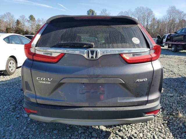 2HKRW2H58KH650587 - 2019 HONDA CR-V EX GRAY photo 6