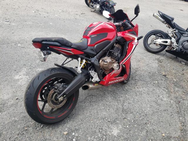 MLHRH0156L5100036 - 2020 HONDA CBR650 RA RED photo 4