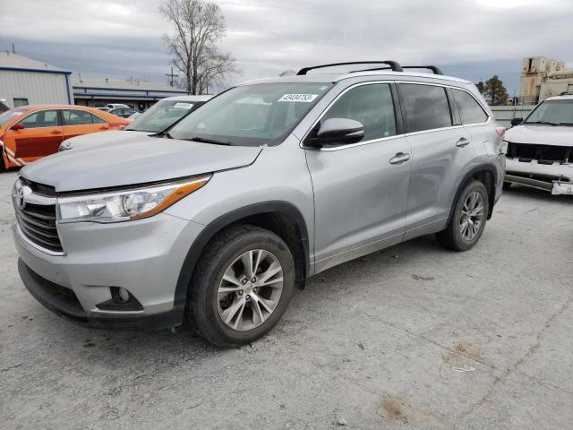 5TDJKRFH4FS089657 - 2015 TOYOTA HIGHLANDER XLE SILVER photo 1