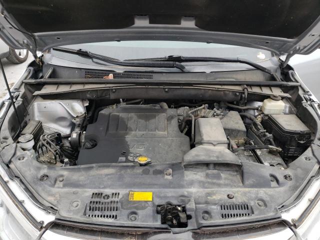 5TDJKRFH4FS089657 - 2015 TOYOTA HIGHLANDER XLE SILVER photo 12