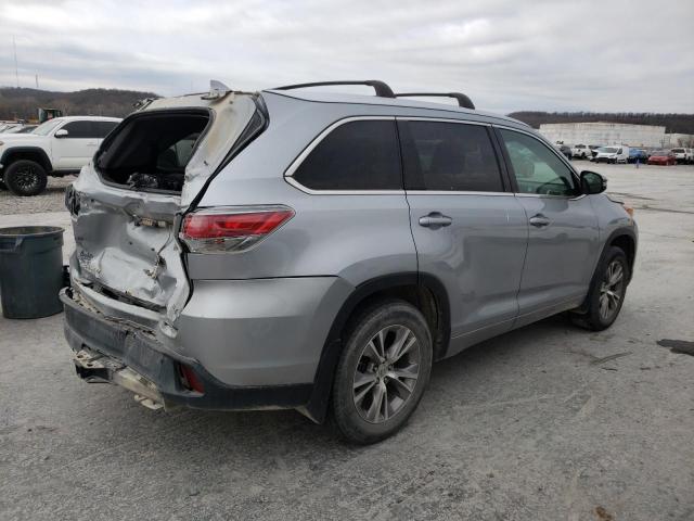 5TDJKRFH4FS089657 - 2015 TOYOTA HIGHLANDER XLE SILVER photo 3