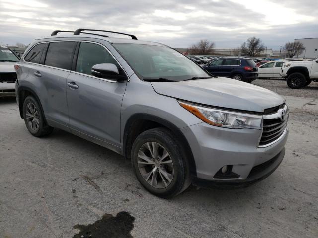 5TDJKRFH4FS089657 - 2015 TOYOTA HIGHLANDER XLE SILVER photo 4