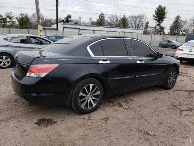 1HGCP36858A034823 - 2008 HONDA ACCORD EXL BLACK photo 3