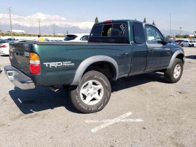 5TESN92N93Z182969 - 2003 TOYOTA TACOMA XTRACAB PRERUNNER მწვანე ფოტო 3