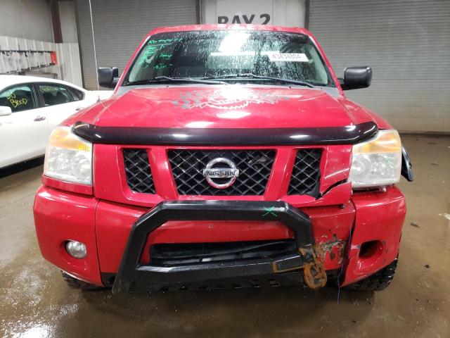 1N6AA0EC7BN308080 - 2011 NISSAN TITAN S RED photo 5