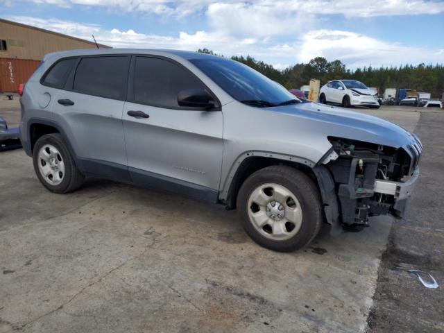 1C4PJLAB6EW270545 - 2014 JEEP CHEROKEE SPORT SILVER photo 4