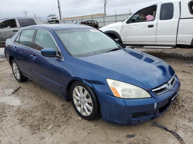 1HGCM66596A065036 - 2006 HONDA ACCORD EX BLUE photo 4