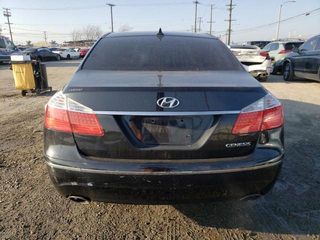 KMHGC46E39U042647 - 2009 HYUNDAI GENESIS 3.8L BLACK photo 6