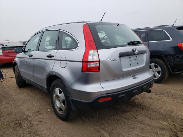 JHLRE48397C057534 - 2007 HONDA CR-V LX SILVER photo 2